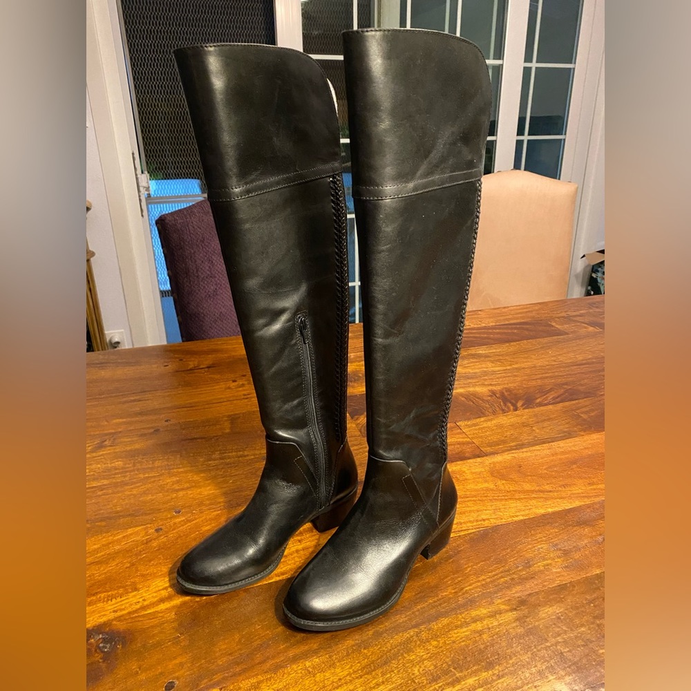 Vince Camuto Over The Knee Leather Boots